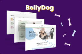 BellyDog - pet cosmetics online shop creation